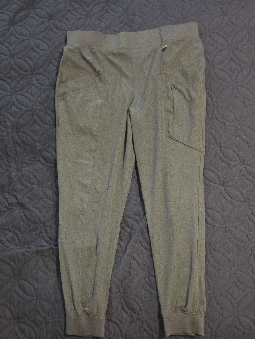 Gray Jogger Scrubs, XL